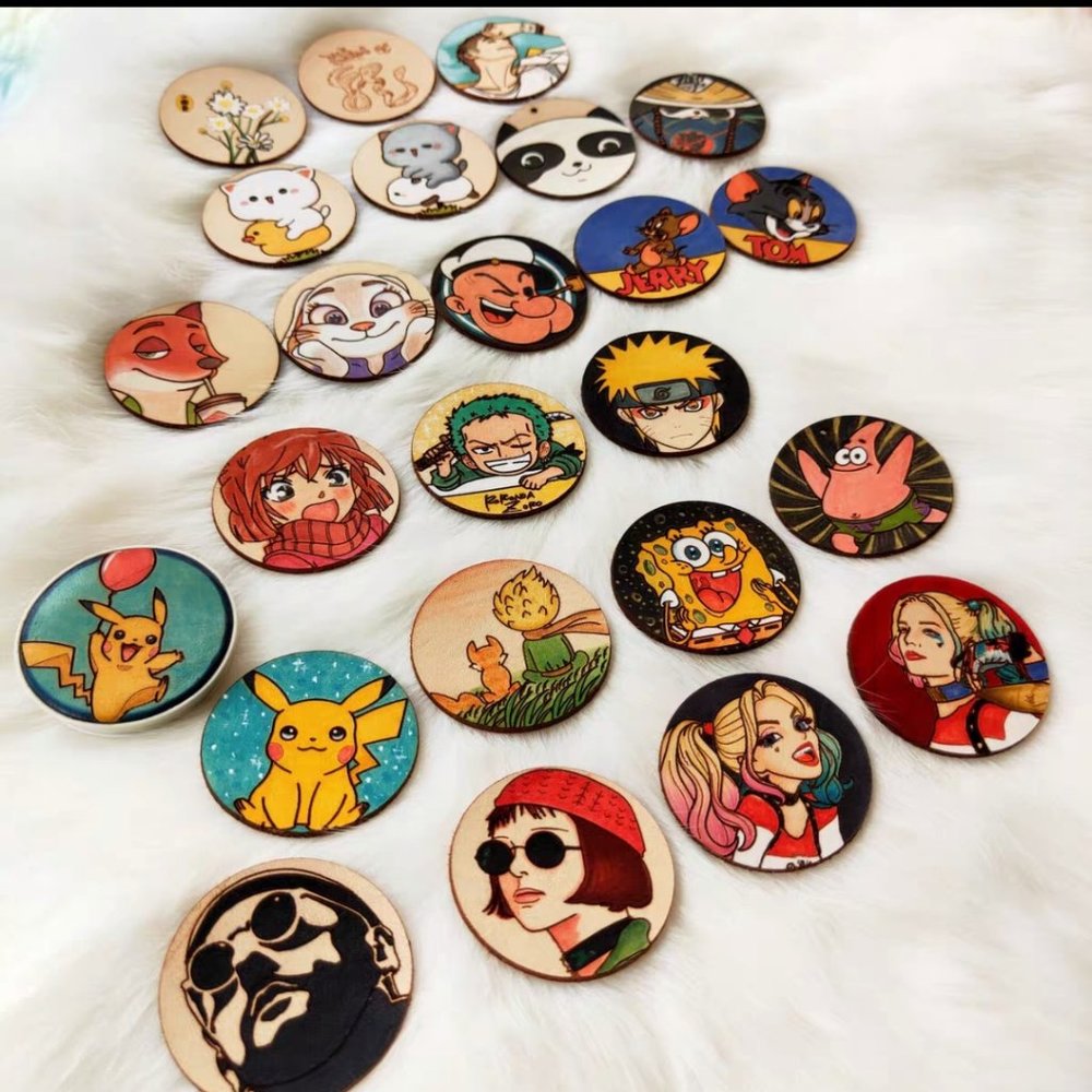 Pokémon / Naruto / SpongeBob / SPY x FAMILY/ leather Keychain
